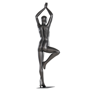 หุ่นโยคะหญิงแบบเต็มตัว ปรับได้เหมือนจริง พร้อมหัว สำหรับโชว์เสื้อผ้าและการยืดตัวออกกำลังกาย - Product Image 6