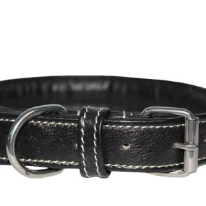 ปลอกคอสุนัขหนังแท้พรีเมียม ทนทาน ปรับได้ สกรีนโลโก้ได้ ขายส่ง อุปกรณ์สัตว์เลี้ยง จาก Divine International - Product Image 1