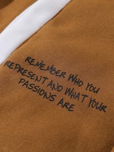 Manufacturer High Quality Embroidery Patch <b>Men</b> College <b>White</b> Sleeves Custom Logo Baseball Bomber Letterman Varsity <b>Jacket</b> - Product Image 5