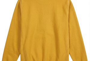 เสื้อสเวตเชิ้ตคอกลมผู้ชาย สีพื้น ผ้าถัก ทรงปกติ สวมใส่สบายๆ สำหรับฤดูใบไม้ร่วง แขนยาว สีเหลือง - Product Image 6