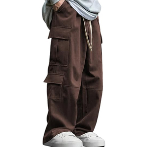 กางเกงคาร์โก้ทรงโอเวอร์ไซส์สำหรับผู้ชายสุดเทรนดี้ รับสั่งทำงานปัก พิมพ์ลาย สตรีทแวร์ ผู้ผลิตและผู้จัดจำหน่าย - Product Image 1