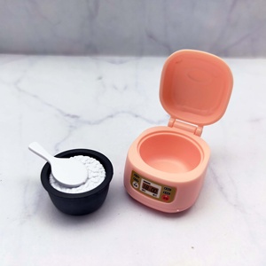 Accessoires de maison de poupée miniatures en plastique à l'échelle 1:12, électroménager pour la décoration de mini-cuisine, moulés par injection, durables, modernes - Product Image 4