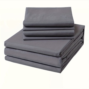 Ensemble de draps en microfibre brossée ultra douce 4 pièces, 1 drap plat, 1 drap-housse, <span class=keywords><strong>2</strong></span> taies d'oreiller, résistant aux plis, personnalisé, vente en gros pour la maison et l'hôtel - Product Image 6