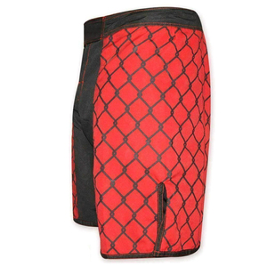 Shorts MMA pour hommes, style streetwear, nouvelle collection, couleur unie avec décoration vintage, fabriqués au Pakistan, shorts d'entraînement MMA - Product Image 3