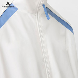 เสื้อแจ็คเก็ตผู้ชายแบบสปอร์ตไซส์ใหญ่  โลโก้สั่งทำได้  ผ้าโพลีเอสเตอร์  คอตั้ง  ติดกระดุม  กันลม  มีกระเป๋าข้างสองช่อง - Product Image 6