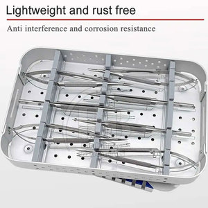 Ensemble complet d'instruments chirurgicaux manuels, microchirurgie, acier inoxydable, réutilisables, outils de précision pour interventions chirurgicales, CE INSTRUMENTS - Product Image 6