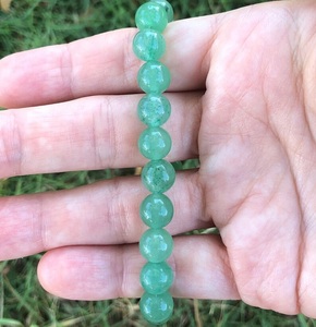 Natural Green Aventurine <b>Bracelet</b> Aventurine <b>Beaded</b> <b>Bracelet</b> For Healing Reiki Energy Jewelry Wholesale 8mm - Product Image 4