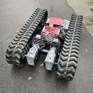 Base de réservoir robotique avec chenilles en caoutchouc pour la navigation d'obstacles - Product Image 3