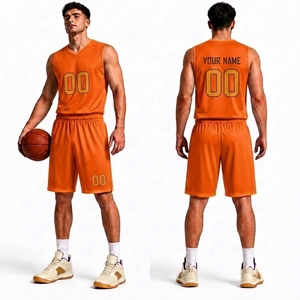Maillot de basket-ball unisexe noir sans manches, col en V, bretelles réglables, nom personnalisé, numéro d'équipe, sublimation, évacuation de l'humidité, 180g - Product Image 1
