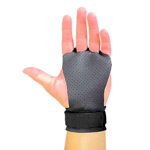 Support de poignet en néoprène avec protège-paume à 2 trous, fermeture réglable à boucle et crochets pour la musculation, l'entraînement en force, unisexe - Product Image 4