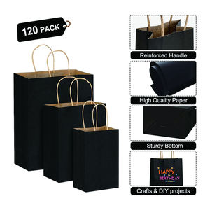Emballage cadeau personnalisable, écologique, de haute qualité, biodégradable, sac en papier kraft brun classique - Product Image 5