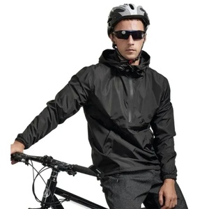 Veste coupe-vent personnalisée pour homme, légère, imperméable, respirante, idéale pour la randonnée, les voyages, le camping, fournisseur premium - Product Image 2