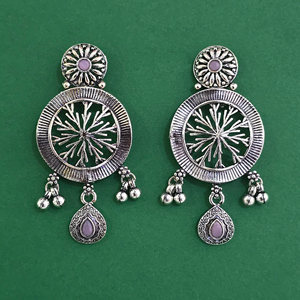 Collection Éblouissante et Exclusive de Boucles d'Oreilles Classiques au Design Impeccable avec Placage Oxydé 811311 - Product Image 5