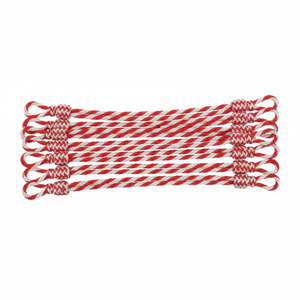 Cordons de chapeau torsadés en viscose et Mylar, style classique, personnalisables avec logo et motif, finition enduite, vente en gros - Product Image 4