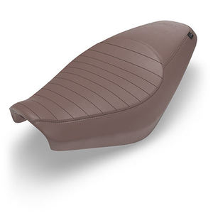 Fundas de Asiento Plegables Marrones KXA00133, Protección de Cuero Sintético Premium para Royal Enfield Classic Bullet 350 500 - Product Image 1