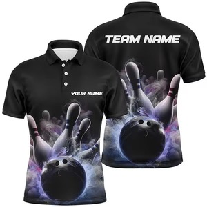 Custom Polo Shirts Personalized <b>Bowling</b> Jersey 100% Polyester for Men Team League Shirts Custom <b>Bowling</b> Polo Shirt - Product Image 5