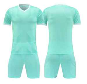 Maillot de football rétro en gros, kit complet d'uniforme de football OEM France, tenue de sport respirante - Product Image 3