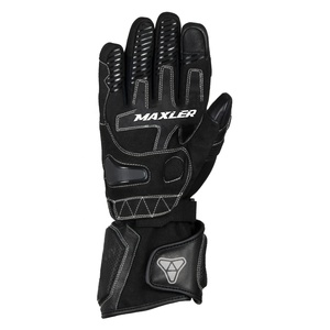 Gants longs de moto en cuir respirant pour la course en plein air, protection intégrale des doigts, pour le motocross - Product Image 3
