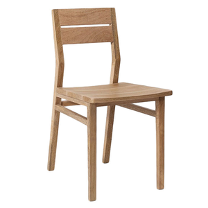 Silla de madera de teca de diseño moderno en oferta, ideal para comedor o restaurante, duradera y de buena calidad. - Product Image 3