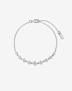สร้อยข้อมือเพชรเพาะเลี้ยงสำหรับผู้หญิง ZISMA ทองคำแท้ 9K 10K 14K 18K เพชร CVD คุณภาพ VVS สี DEF ทรงเหลี่ยม ดีไซน์สวยงาม เหมาะสำหรับเป็นของขวัญ - Product Image 4