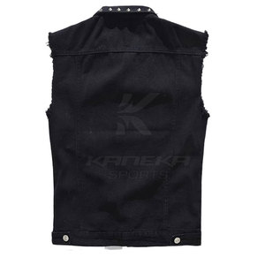 Chaleco Vaquero Transpirable para Hombre, Ropa de Abrigo Informal para Uso Diario con Botones Delanteros y Diseño Sencillo - Product Image 2