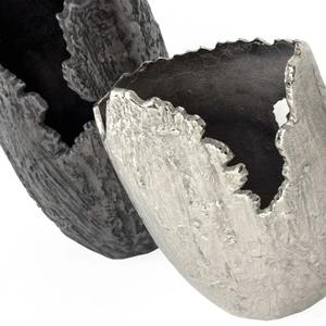 Jarrón Minimalista de Metal para Decoración de Interiores, Florero Contemporáneo para Escritorio de Oficina - Product Image 2