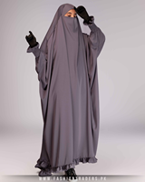 Abaya de prière pour femmes musulmanes, style Nida, respirante, légère, automne/printemps, longue, à manches longues, avec volants, pour l'Aïd et les fêtes