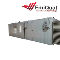 Armoire de séchage statique à soufflerie avec entraînement par engrenages contrôlé par PLC, chauffage électrique, en acier inoxydable SUS304, moteur 480V pour la transformation alimentaire