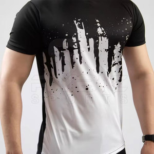 เสื้อยืดคอกลมสตรีทแวร์แบบซับลิเมชั่น ออกแบบโลโก้ของคุณเอง เย็บอย่างทนทาน สำหรับผู้ใหญ่ - Product Image 6