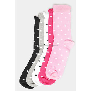 Wholesale Winter Thick Knitted <b>Wool</b> Crew <b>Socks</b> for Women Custom Print Casual Ribbed Design Breathable Warm Lounge Print - Product Image 2