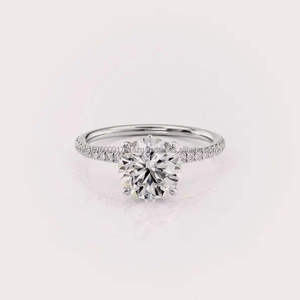 Top Selling Moissanite Engagement <b>Ring</b> for Premium Jewelry Collection Anniversary Occasion and Romantic Present For Sale - Product Image 3