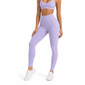 Ensemble de yoga 2 pièces pour femmes, soutien-gorge de sport, leggings taille haute, ensemble de vêtements de sport sans couture pour la salle de sport, la remise en forme, l'entraînement, le pilates - Product Image 3