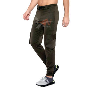 Custom Made OEM Casual Men's Straight Lightweight High Waist Canvas Running <b>Trousers</b> with <b>Waterproof</b> Feature - Product Image 4