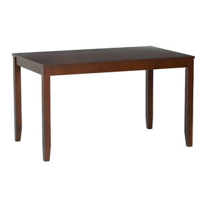 Premium Hardwood 5-Piece <b>Dining</b> Set 4 Seater Espresso Wood Table and Cushioned Vertical Slat <b>Chairs</b> Sustainable <b>Dining</b> Furniture - Product Image 4