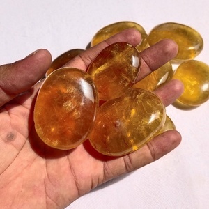 Magnifique Pierre de Fluorite Jaune, Pierre de Guérison Reiki Écologique, Pierre de Paume Personnalisable pour la Méditation et la Décoration Intérieure - Product Image 3