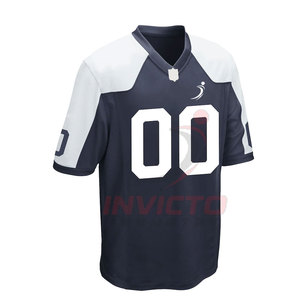 เสื้อฟุตบอลอเมริกันแบบ OEM ODM ผลิตตามสั่ง พร้อมงานปักและงานพิมพ์ - Product Image 3