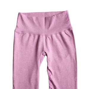 <b>Women</b> High Waist Full Length Fitness Leggings Seamless Yoga Sport Pants Workout Athletic Four-Way Stretch Spandex/<b>Nylon</b> - Product Image 3