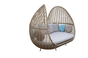 Juego de Muebles de Exterior Modernos Más Vendidos en 2025, Tumbona de Jardín con Marco de Aluminio y Mimbre, Tumbona para Hoteles y Villas - Product Image 6