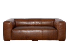 Modern Brown Real Leather <b>Sofa</b> <b>3</b> <b>Seater</b> Genuine Leather Couch Minimalist Living Room <b>Sofa</b> for Home Hotel Furniture - Product Image 1