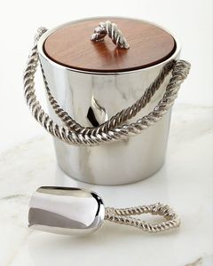 Cubo para Champán de Metal Pulido Dorado con Asas Redondas, Enfriador de Vino, Diseño Clásico, para Bar - Product Image 6