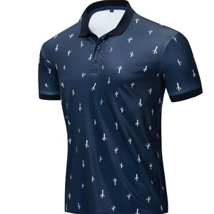 Chemises polo pour hommes, séchage rapide, décontractées, pour le golf, manches courtes, respirantes, personnalisées, sublimées, en vente - Product Image 6