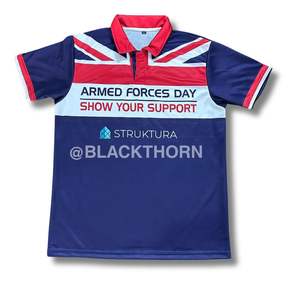 Polo de Punto Personalizado con Cuello Elástico y Estampado por Sublimación para Hombre, Camisa de Golf con Logotipo Bordado para Deportes y Negocios - Product Image 2