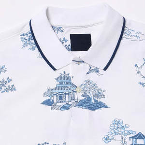 Camiseta Polo de Último Modelo, Suministro Directo de Fábrica, Color Personalizado de Alta Calidad, Camiseta Polo para Hombre, Venta Especial, Estilo de Oficina - Product Image 3