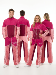 Ensemble veste et pantalon de jogging en nylon avec logo réfléchissant personnalisé, vêtements de sport, tenue de sport pour la course à pied, fitness, coupe-vent, imperméable - Product Image 6