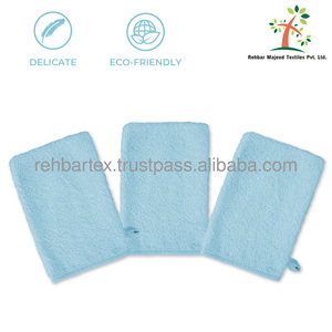 Guantes de Baño para Bebé 100% Algodón Premium, Suaves para la Piel, Tamaños y Colores Personalizados, Manoplas de Baño para Niños para las Cuatro Estaciones - Product Image 2