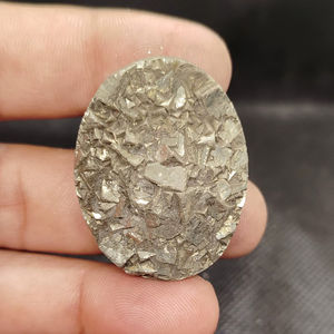 Pyrite naturelle Druzy Cabochon, quartz vert, pierres précieuses les plus vendues pour la fabrication de bijoux, pierres précieuses en vrac - Product Image 1