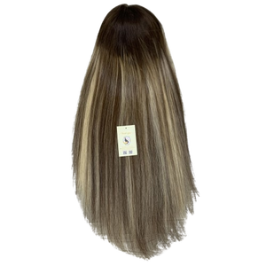 Perruques en cheveux humains vietnamiens de qualité supérieure, petits nœuds sur les mèches, lisses, fermeture en dentelle suisse 5x5 HD, perruques de l'usine - Product Image 1