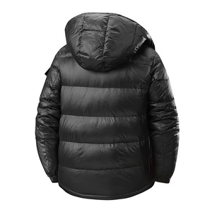 Winter Unisex Plus Zipper Puffer <b>Jacket</b> Stand Collar Outdoor Winter Lightweight <b>Packable</b> <b>Jackets</b> - Product Image 2