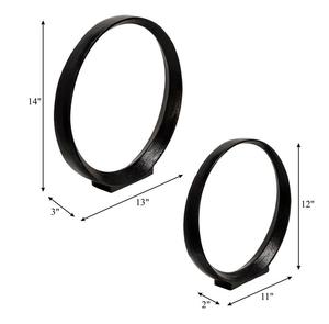 Jaffs Exports Aluminum High End Tabletop Sculpture Set 2Pcs Durable Eco-Friendly Handmade Modern Art Decor for Home Office - Product Image 5
