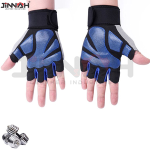 Gants de musculation demi-doigts personnalisables avec logo pour hommes – Disponibles en gros pour l'entraînement et le fitness – Gants de fitness OEM - Product Image 4